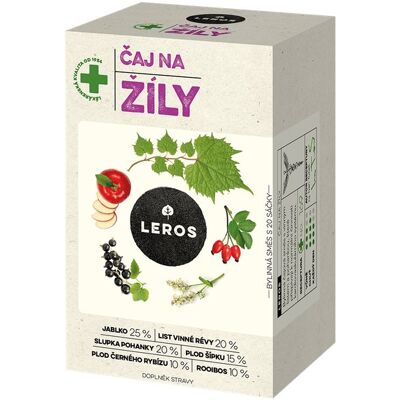 Leros Čaj na žily 20× 2 g Leros Čaj na žily 20× 2 g