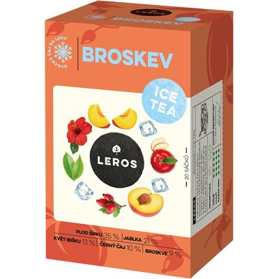 Leros Čajový večierok Broskyňa Ice Tea 20× 2,2 g Leros Čajový večierok Broskyňa Ice Tea 20× 2,2 g