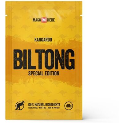 Maso Here klokaní biltong originál 40 g Maso Here klokaní biltong originál 40 g