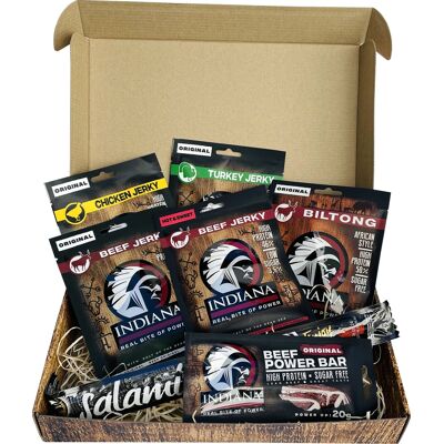 INDIANA Jerky darčeková kazeta 163 g – 7 ks INDIANA Jerky darčeková kazeta 163 g – 7 ks