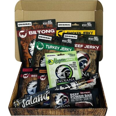 INDIANA Jerky darčeková kazeta 463 g – 9 ks INDIANA Jerky darčeková kazeta 463 g – 9 ks