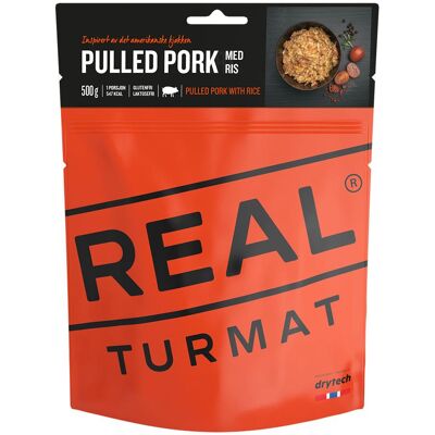 REAL TURMAT Trhané bravčové mäso s ryžou 500 g REAL TURMAT Trhané bravčové mäso s ryžou 500 g