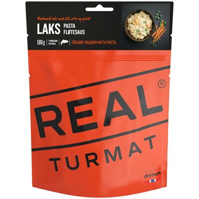 REAL TURMAT Losos s cestovinami v krémovej omáčke 500 g REAL TURMAT Losos s cestovinami v krémovej omáčke 500 g