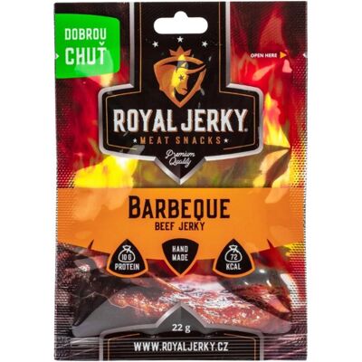 ROYAL JERKY Hovädzie sušené mäso Barbecue 22 g ROYAL JERKY Hovädzie sušené mäso Barbecue 22 g