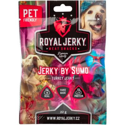 ROYAL JERKY Morčacie sušené mäso Jerky by Sumo 22 g ROYAL JERKY Morčacie sušené mäso Jerky by Sumo 22 g