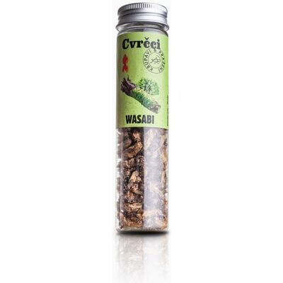 SENS Pálivé chrumkavé & pražené svrčky – Wasabi 20 g SENS Pálivé chrumkavé & pražené svrčky – Wasabi 20 g