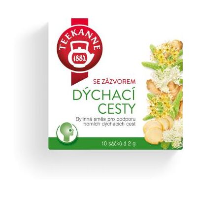 Teekanne Dýchacie cesty a hrdlo so zázvorom 10× 2 g Teekanne Dýchacie cesty a hrdlo so zázvorom 10× 2 g