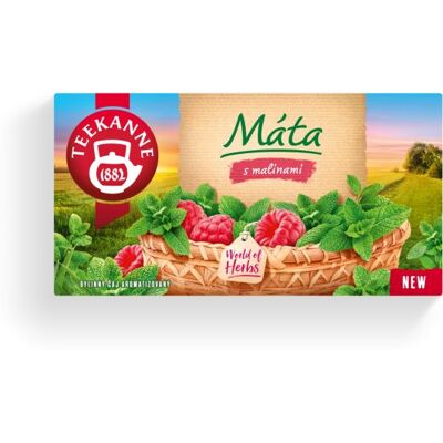 Teekanne Mäta s malinami 20× 1,5 g Teekanne Mäta s malinami 20× 1,5 g