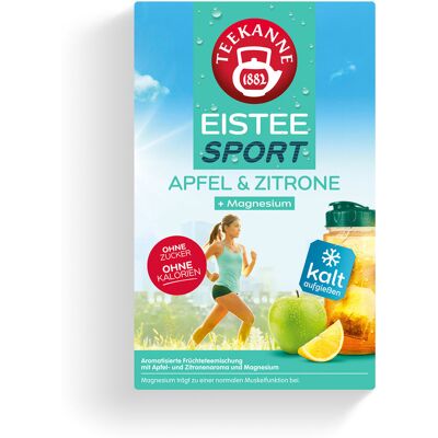Teekanne Ľadový čaj Šport Jablko-citrón 18 × 2,5 g Teekanne Ľadový čaj Šport Jablko-citrón 18 × 2,5 g