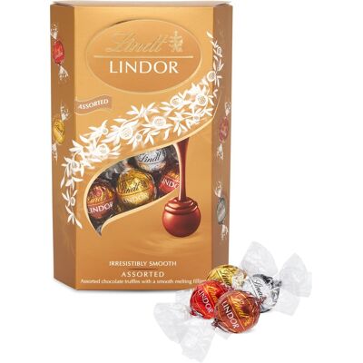 LINDT Lindor Gule pralinky Assorted 337 g LINDT Lindor Gule pralinky Assorted 337 g