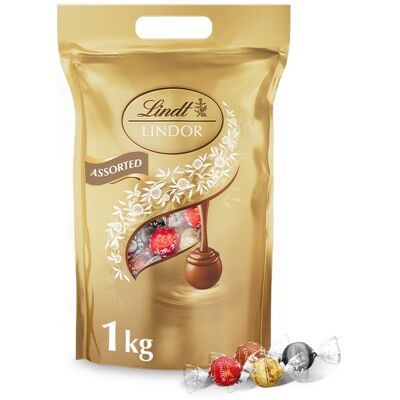 LINDT Lindor – Pralinky, zmes Zlatý Mix, 1 000 g LINDT Lindor – Pralinky, zmes Zlatý Mix, 1 000 g