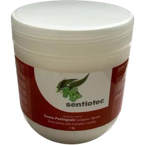 Sentiotec Peelingová soľ do sauny eukalyptus, mäta 1 kg Sentiotec Peelingová soľ do sauny eukalyptus, mäta 1 kg