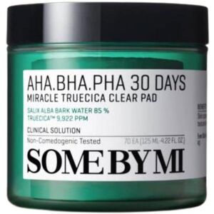 SOME BY MI AHA BHA PHA 30 Days Miracle Truecica Clear Pad 70 ks SOME BY MI AHA BHA PHA 30 Days Miracle Truecica Clear Pad 70 ks