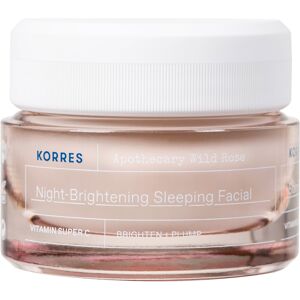 KORRES Apothecary Wild Rose Night-Brightening Sleeping Facial 40 ml KORRES Apothecary Wild Rose Night-Brightening Sleeping Facial 40 ml