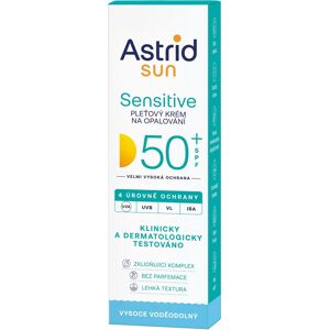 ASTRID SUN Pleťový krém na opaľovanie Sensitive SPF 50+ 50 ml ASTRID SUN Pleťový krém na opaľovanie Sensitive SPF 50+ 50 ml