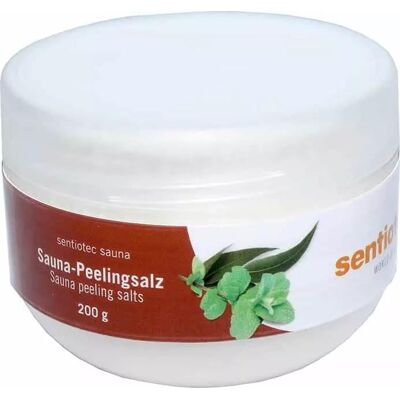 Sentiotec Peelingová soľ eukalyptus, mäta 200 g Sentiotec Peelingová soľ eukalyptus, mäta 200 g