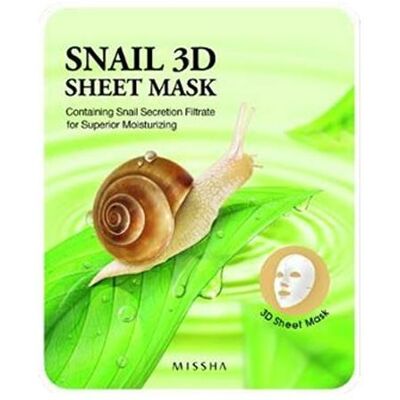MISSHA Snail 3D Sheet Mask 23 g MISSHA Snail 3D Sheet Mask 23 g