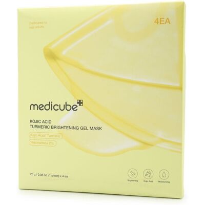 MEDICUBE Kojic Acid Turmeric Brightening Gel Mask 4× 28 g MEDICUBE Kojic Acid Turmeric Brightening Gel Mask 4× 28 g