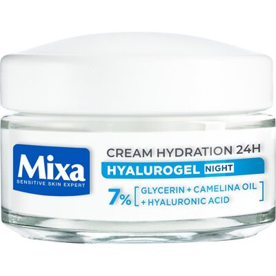 MIXA Hyalurogel Night Hydrating Cream-Mask 50 ml MIXA Hyalurogel Night Hydrating Cream-Mask 50 ml