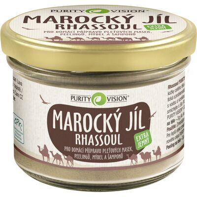 PURITY VISION Rhassoul – Marocký íl 200 g PURITY VISION Rhassoul – Marocký íl 200 g