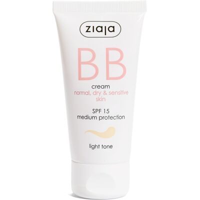 ZIAJA BB krém normálny, suchá, citlivá pleť – tón svetlý SPF15 50 ml ZIAJA BB krém normálny, suchá, citlivá pleť – tón svetlý SPF15 50 ml