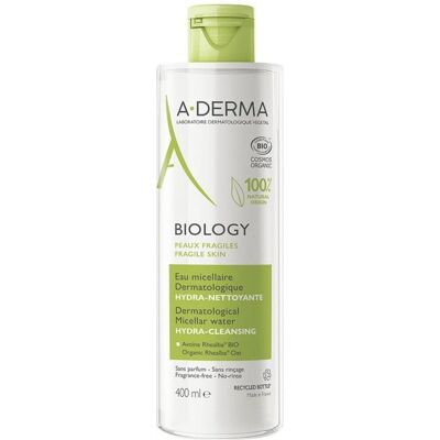 A-DERMA BIOLOGY Dermatologická micelárna voda hydratačná – čistiaca 400 ml A-DERMA BIOLOGY Dermatologická micelárna voda hydratačná – čistiaca 400 ml