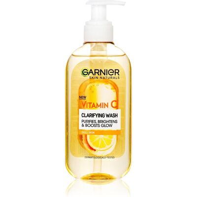 GARNIER Skin Naturals rozjasňujúci čistiaci gél s vitamínom C 200 ml GARNIER Skin Naturals rozjasňujúci čistiaci gél s vitamínom C 200 ml