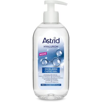 ASTRID Hyalurón Čistiaci micelárny gél 200 ml ASTRID Hyalurón Čistiaci micelárny gél 200 ml