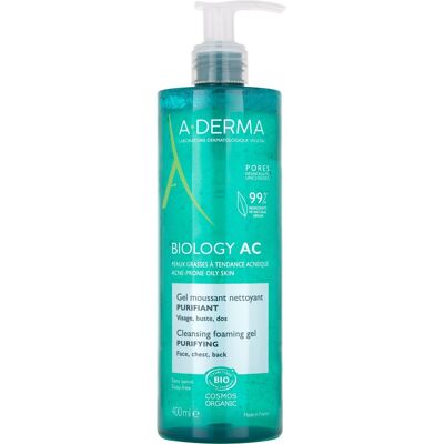 A-DERMA BIOLOGY AC Čistiaci penivý gél 400 ml A-DERMA BIOLOGY AC Čistiaci penivý gél 400 ml