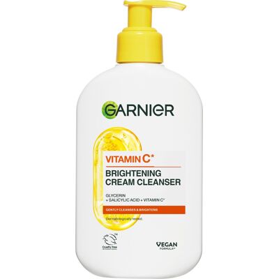 GARNIER Skin Naturals Brightening Cream Cleanser Vitamin C 250 ml GARNIER Skin Naturals Brightening Cream Cleanser Vitamin C 250 ml