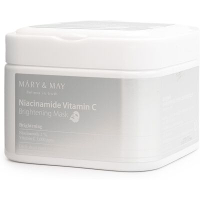 MARY & MAY Niacinamide Vitamin C Brightening Mask Pack 30 pcs (400 g) MARY & MAY Niacinamide Vitamin C Brightening Mask Pack 30 pcs (400 g)