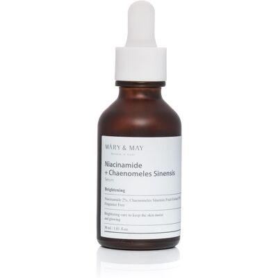 MARY & MAY Niacinamide + Chaenomeles Sinensis Serum 30 ml MARY & MAY Niacinamide + Chaenomeles Sinensis Serum 30 ml