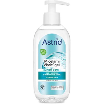 ASTRID Hydro X-Cell Čistiaci micelárny gél 200 ml ASTRID Hydro X-Cell Čistiaci micelárny gél 200 ml