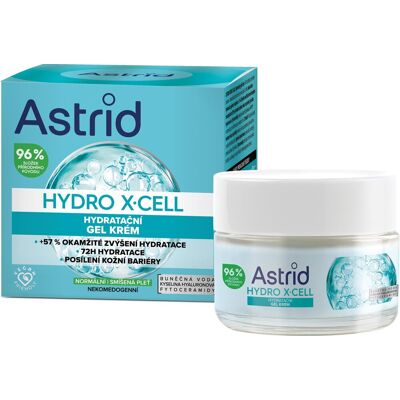ASTRID Hydro X-Cell Hydratačný gél krém 50 ml ASTRID Hydro X-Cell Hydratačný gél krém 50 ml