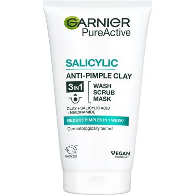 GARNIER PureActive 3 v 1 Clay 150 ml GARNIER PureActive 3 v 1 Clay 150 ml