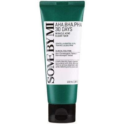 SOME BY MI AHA BHA PHA 30 Days Miracle Foam – Jemná čistiaca pena s prírodnými kyselinami 100 ml SOME BY MI AHA BHA PHA 30 Days Miracle Foam – Jemná čistiaca pena s prírodnými kyselinami 100 ml