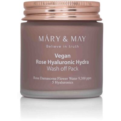 MARY & MAY Rose Hyaluronic Hydra Wash off Pack 125 g MARY & MAY Rose Hyaluronic Hydra Wash off Pack 125 g