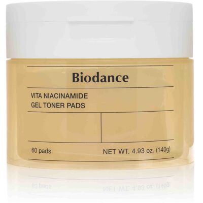 BIODANCE Vita Niacinamide Gel Toner Pads 60 ks BIODANCE Vita Niacinamide Gel Toner Pads 60 ks