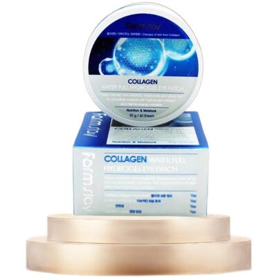 FARM STAY Collagen Water full Hydrogel Eye Patch 60 ks (90 g) FARM STAY Collagen Water full Hydrogel Eye Patch 60 ks (90 g)
