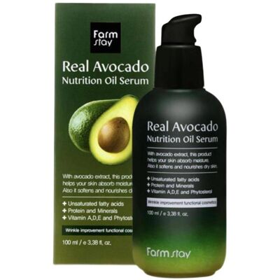 FARM STAY Real Avocado Nutrition Oil Serum 100 ml FARM STAY Real Avocado Nutrition Oil Serum 100 ml