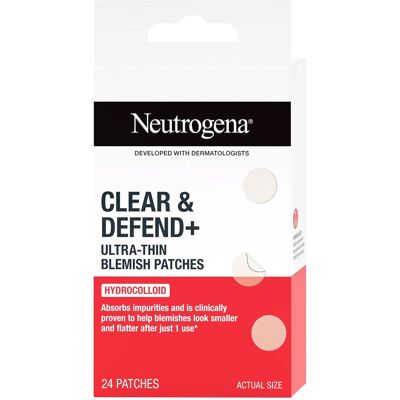 NEUTROGENA Clear & Defend+ Ultratenké náplasti na nedokonalosti 24 ks NEUTROGENA Clear & Defend+ Ultratenké náplasti na nedokonalosti 24 ks