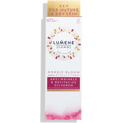 LUMENE Nordic Bloom Vitality Anti-Wrinkle & Revitalize Oil Serum 30 ml LUMENE Nordic Bloom Vitality Anti-Wrinkle & Revitalize Oil Serum 30 ml