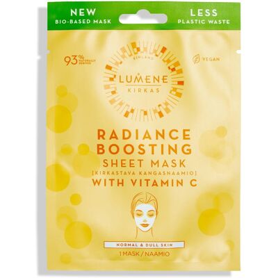 LUMENE Basic Cleansing Kirkas Radiance Boosting Sheet Mask 1 ks LUMENE Basic Cleansing Kirkas Radiance Boosting Sheet Mask 1 ks