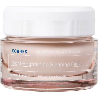 KORRES Apothecary Wild Rose Night-Brightening Sleeping Facial 40 ml KORRES Apothecary Wild Rose Night-Brightening Sleeping Facial 40 ml