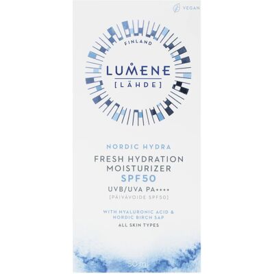 LUMENE Nordic Hydra Face Fresh Hydration Moisturizer SPF 50 50 ml LUMENE Nordic Hydra Face Fresh Hydration Moisturizer SPF 50 50 ml