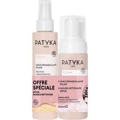 PATYKA Bundle Double Cleansing Ritual Set 2× 150 ml PATYKA Bundle Double Cleansing Ritual Set 2× 150 ml