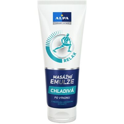 ALPA Masážna emulzia RELAX chladivá po výkone 210 ml ALPA Masážna emulzia RELAX chladivá po výkone 210 ml