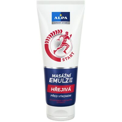 ALPA Masážna Emulzia START Hrejivá pred výkonom 210 ml ALPA Masážna Emulzia START Hrejivá pred výkonom 210 ml
