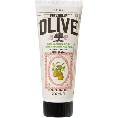 KORRES Honey Pear Pure Greek Olive Body Cream 200 ml KORRES Honey Pear Pure Greek Olive Body Cream 200 ml
