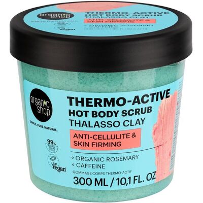 ORGANIC SHOP Thalasso Thermo-Active hrejivý telový peeling s ílom 300 ml ORGANIC SHOP Thalasso Thermo-Active hrejivý telový peeling s ílom 300 ml